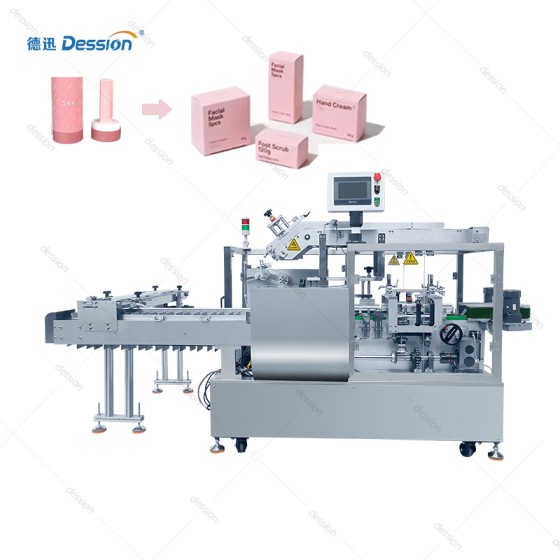 Automatic Cartoning Machine for Cosmetic Bottles & Skincare Products